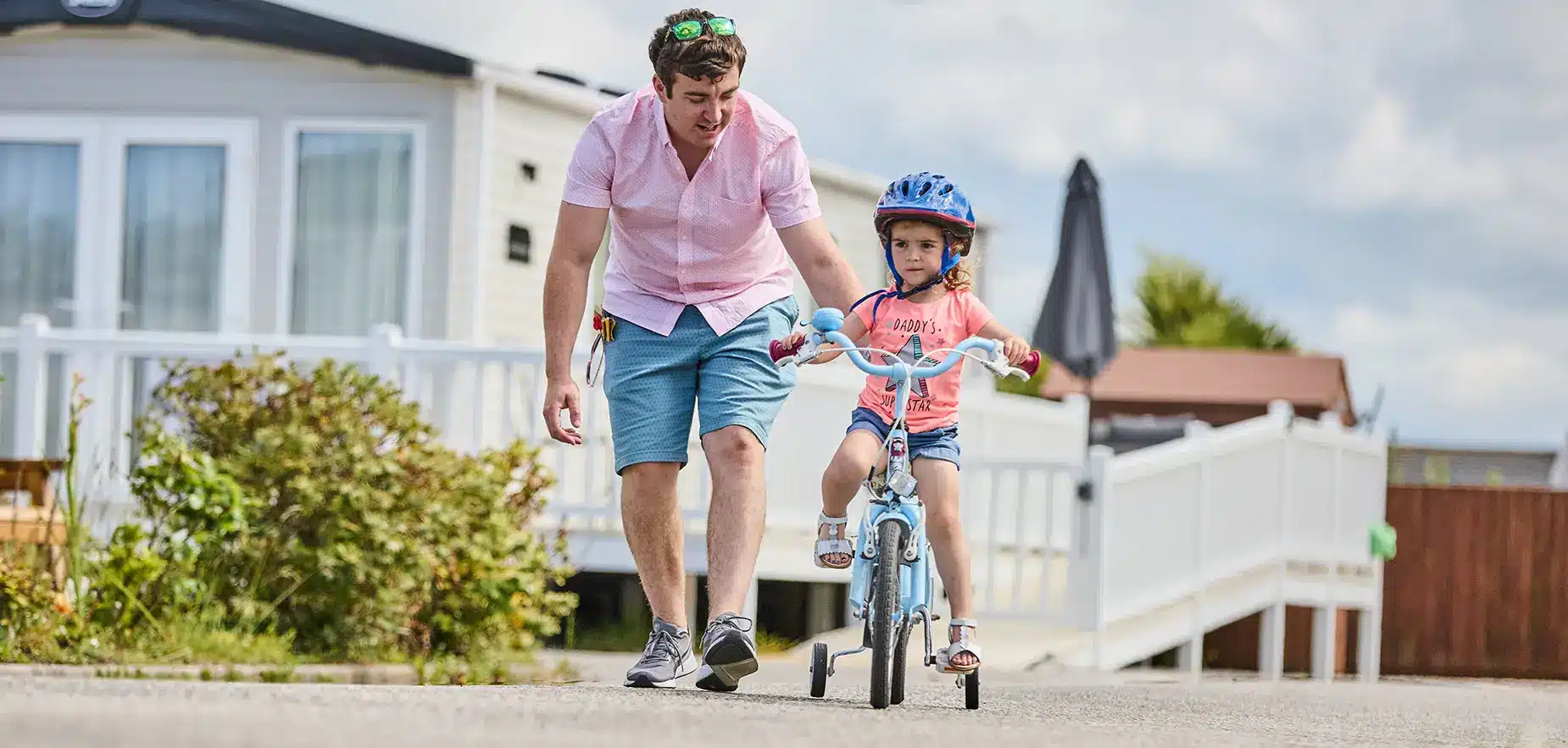 Child riding bike