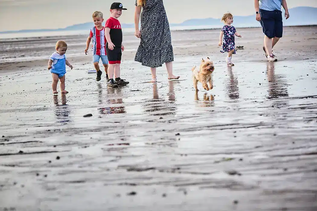 Family enjoying their UK Beach Holidays in the Lake District