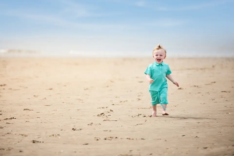 Child on beach