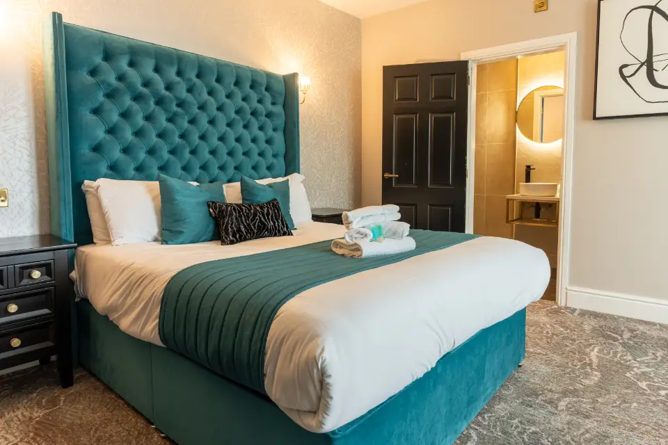 Mozart hotel room at Woodlands Hall Hotel