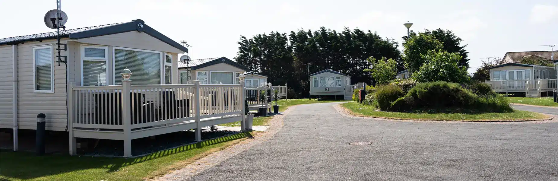 Abbeyffordd Holiday Park in Towyn North Wales drone shot