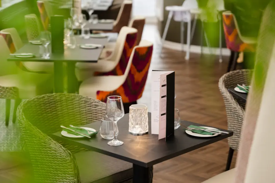 Autograph restaurant at Woodlands Hall holiday park in ruthin